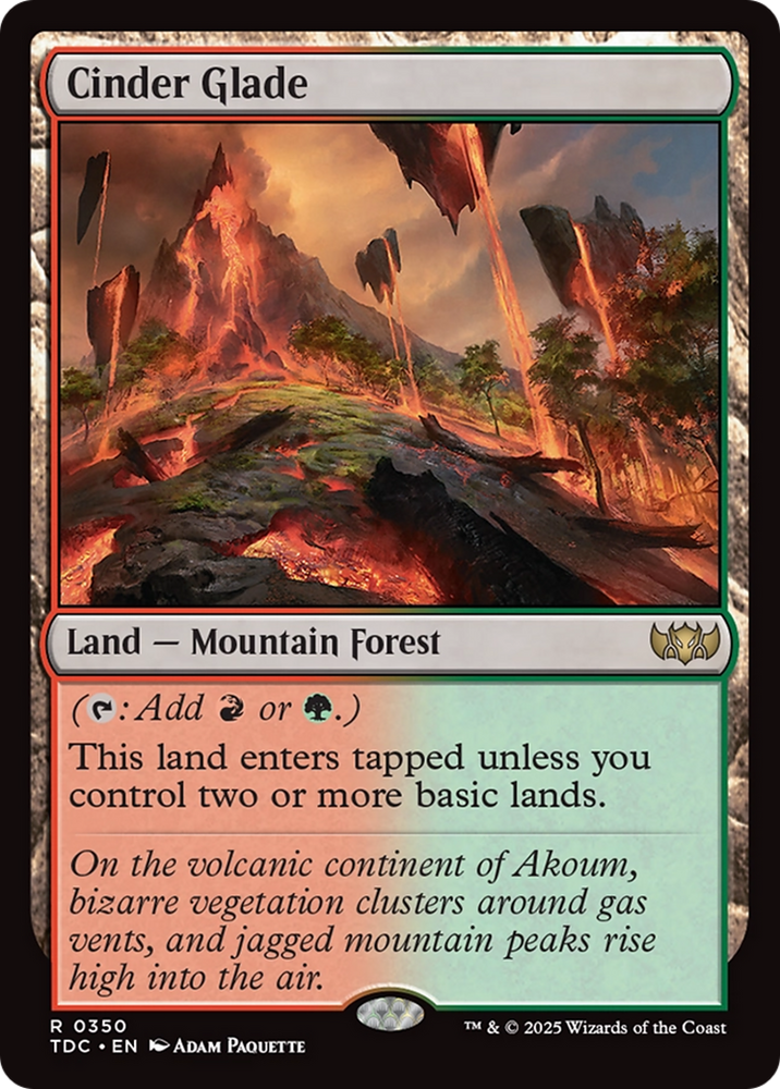 Cinder Glade [Tarkir: Dragonstorm Commander] Magic: The Gathering