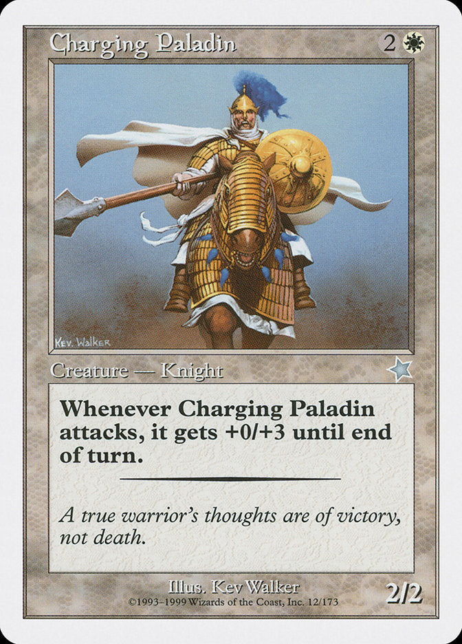 Charging Paladin [Starter 1999] Magic: The Gathering