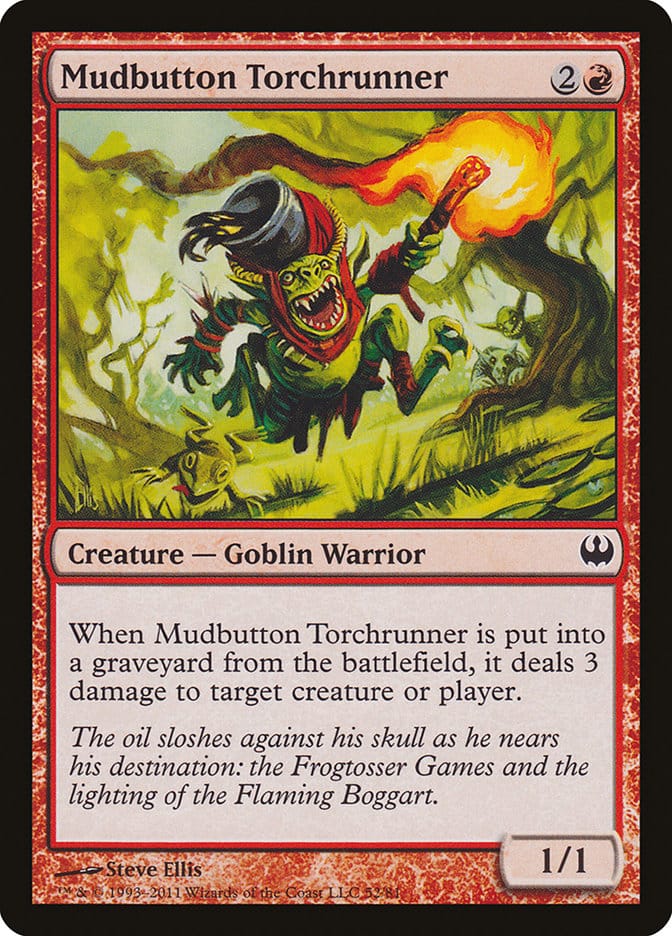 Mudbutton Torchrunner [Duel Decks: Knights vs. Dragons] Magic: The Gathering