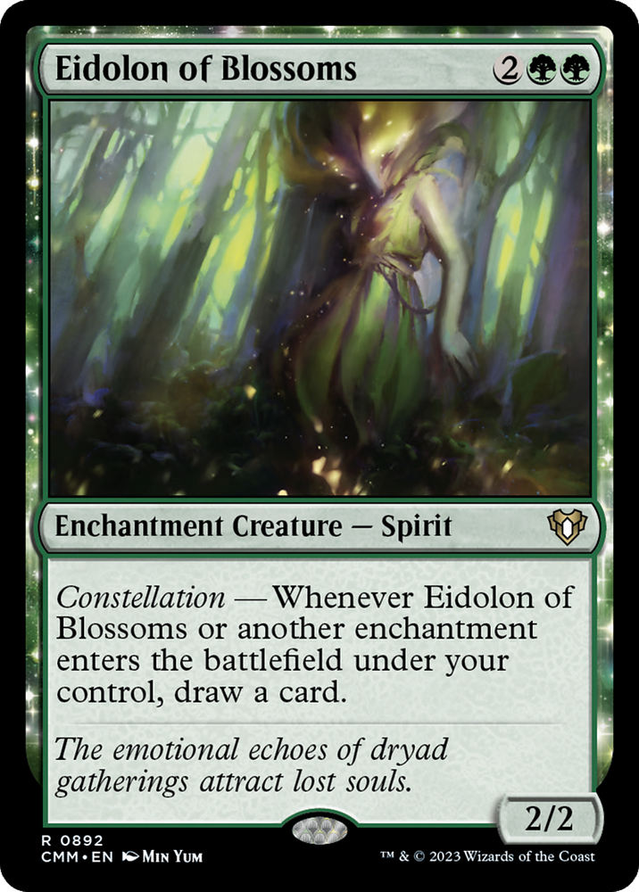 Eidolon of Blossoms [Commander Masters] Magic: The Gathering