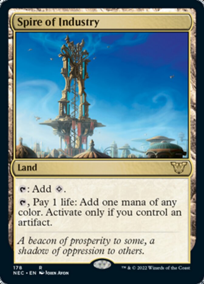 Spire of Industry [Kamigawa: Neon Dynasty Commander] Magic: The Gathering
