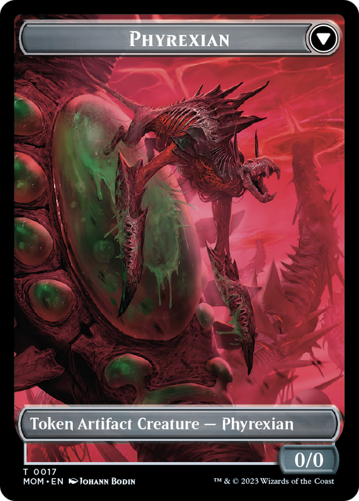 Incubator // Phyrexian (17) Double-Sided Token [March of the Machine Tokens] Magic: The Gathering