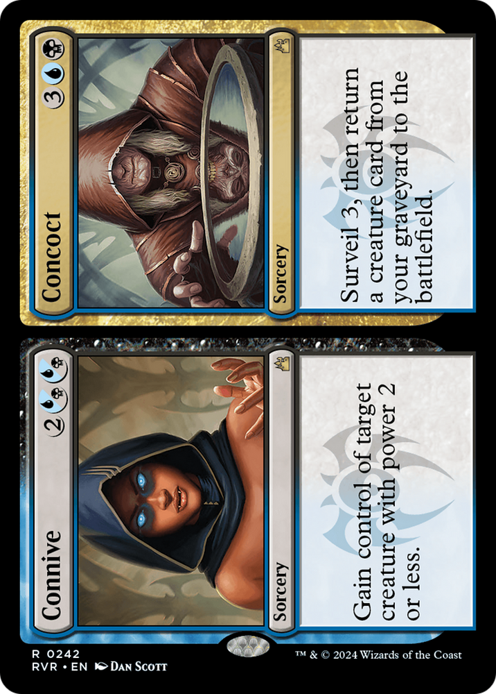 Connive // Concoct [Ravnica Remastered] Magic: The Gathering