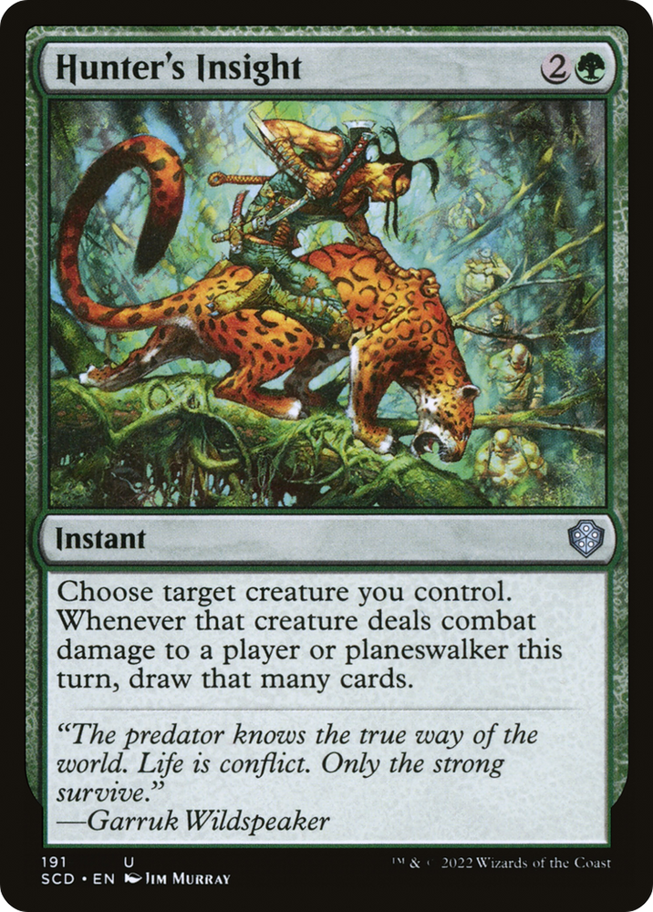 Hunter's Insight [Starter Commander Decks] Magic: The Gathering