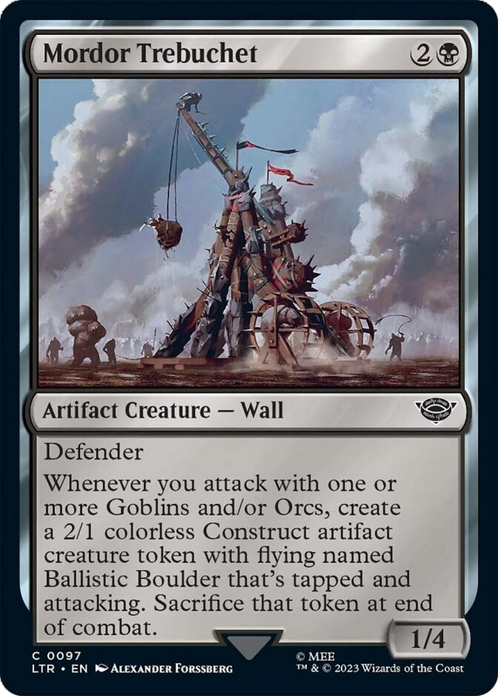 Mordor Trebuchet [The Lord of the Rings: Tales of Middle-Earth] Magic: The Gathering