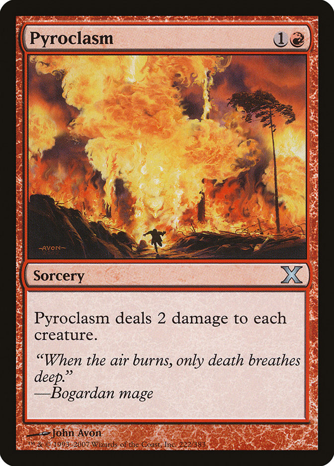 Pyroclasm [Tenth Edition] Magic: The Gathering
