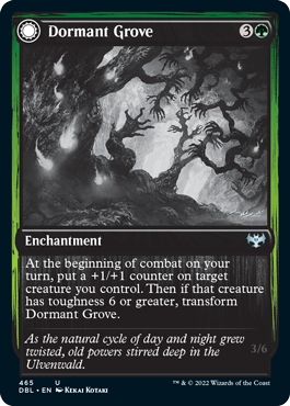 Dormant Grove // Gnarled Grovestrider [Innistrad: Double Feature] Magic: The Gathering