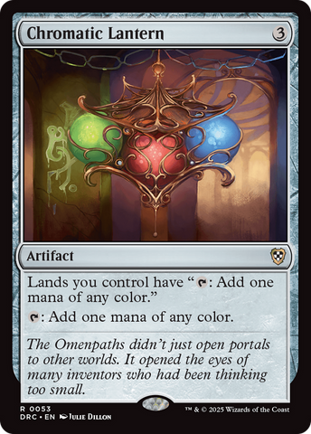 Chromatic Lantern [Aetherdrift Commander] Magic: The Gathering