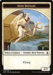 Aven Initiate // Snake Double-Sided Token [Amonkhet Tokens] Magic: The Gathering