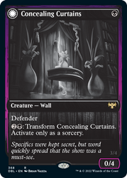 Concealing Curtains // Revealing Eye [Innistrad: Double Feature] Magic: The Gathering