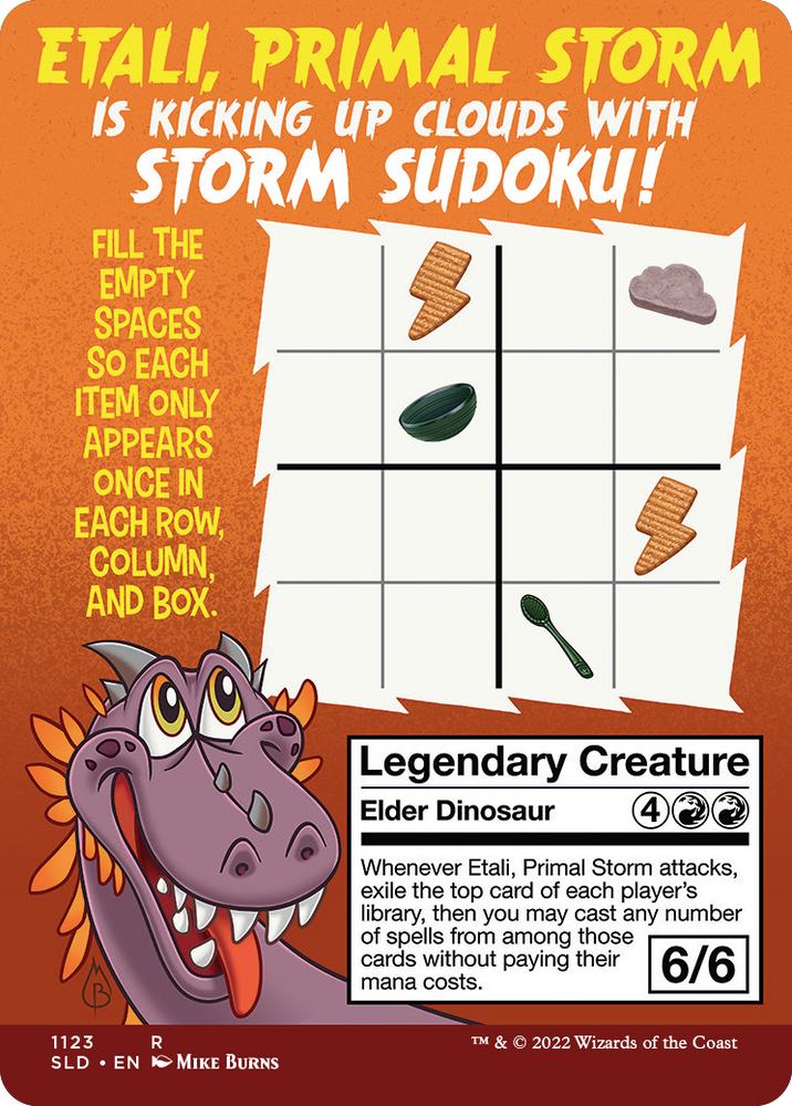 Etali, Primal Storm (Borderless) [Secret Lair Drop Series] Magic: The Gathering