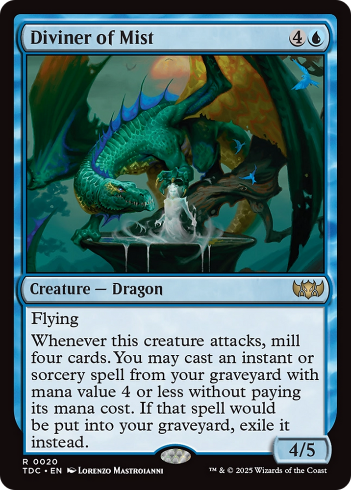 Diviner of Mist [Tarkir: Dragonstorm Commander] Magic: The Gathering
