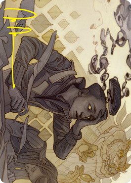 Go Blank Art Card (Gold-Stamped Signature) [Strixhaven: School of Mages Art Series] Magic: The Gathering