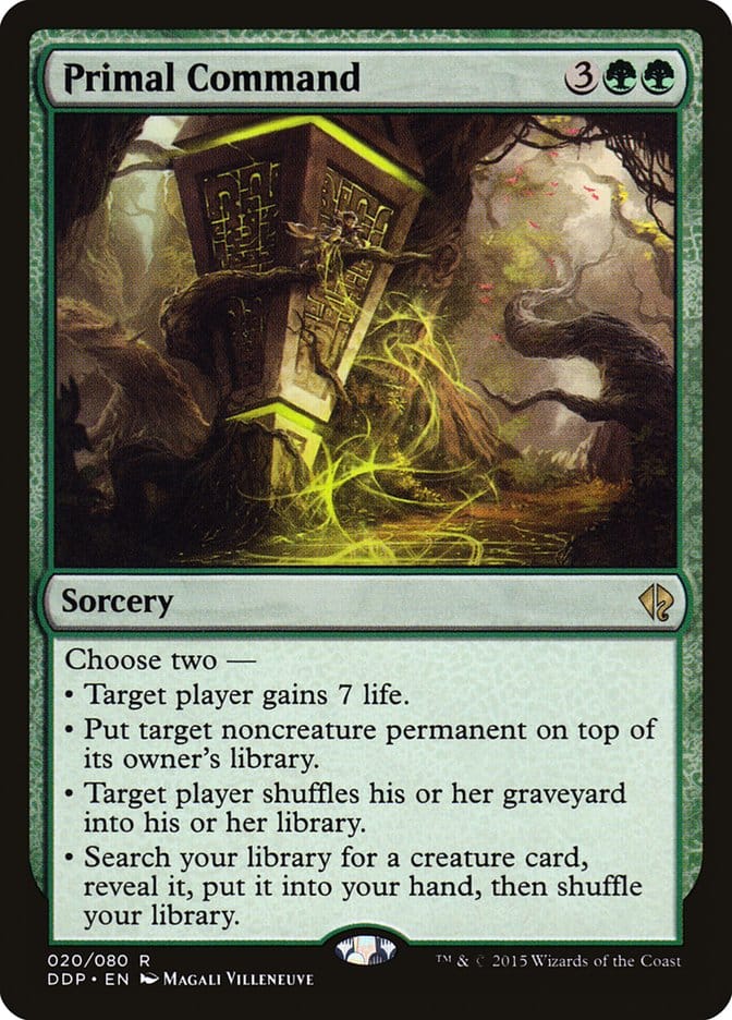 Primal Command [Duel Decks: Zendikar vs. Eldrazi] Magic: The Gathering