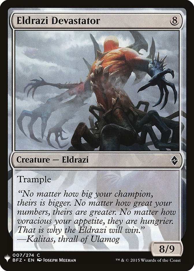 Eldrazi Devastator [Mystery Booster] Magic: The Gathering