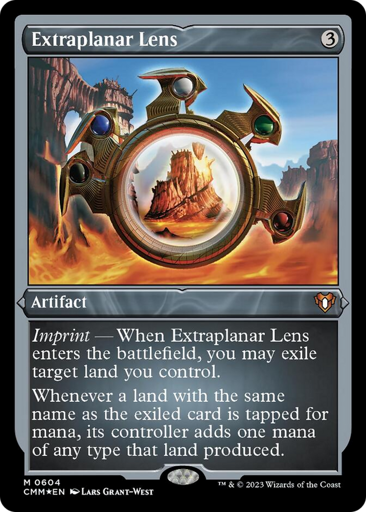 Extraplanar Lens (Foil Etched) [Commander Masters] Magic: The Gathering