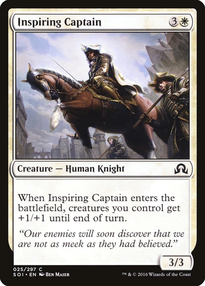 Inspiring Captain [Shadows over Innistrad] Magic: The Gathering