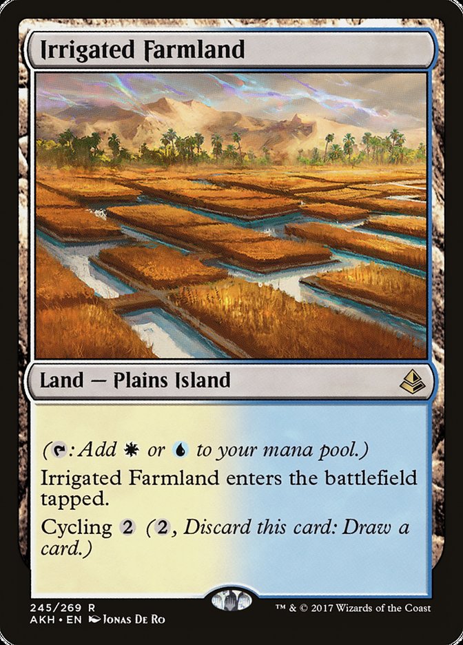 Irrigated Farmland [Amonkhet] Magic: The Gathering