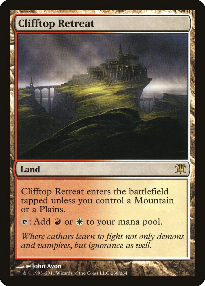 Clifftop Retreat [Innistrad] Magic: The Gathering