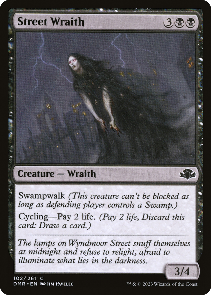 Street Wraith [Dominaria Remastered] Magic: The Gathering