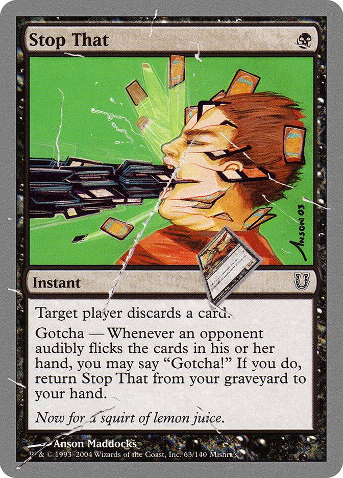 Stop That [Unhinged] Magic: The Gathering