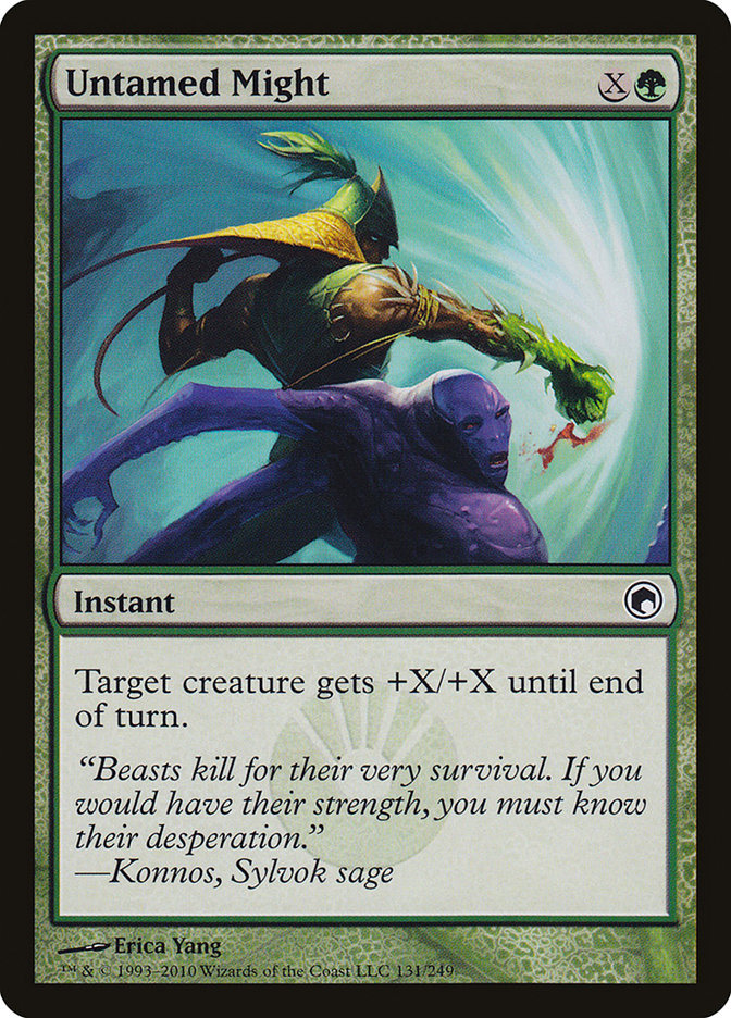 Untamed Might [Scars of Mirrodin] Magic: The Gathering