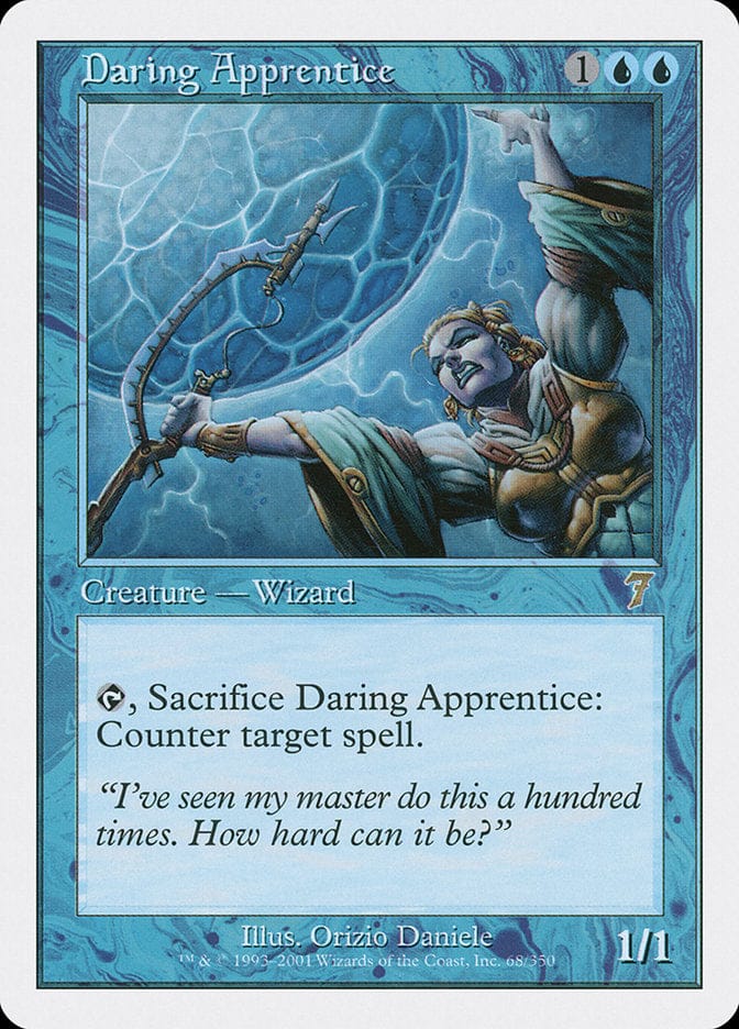Daring Apprentice [Seventh Edition] Magic: The Gathering