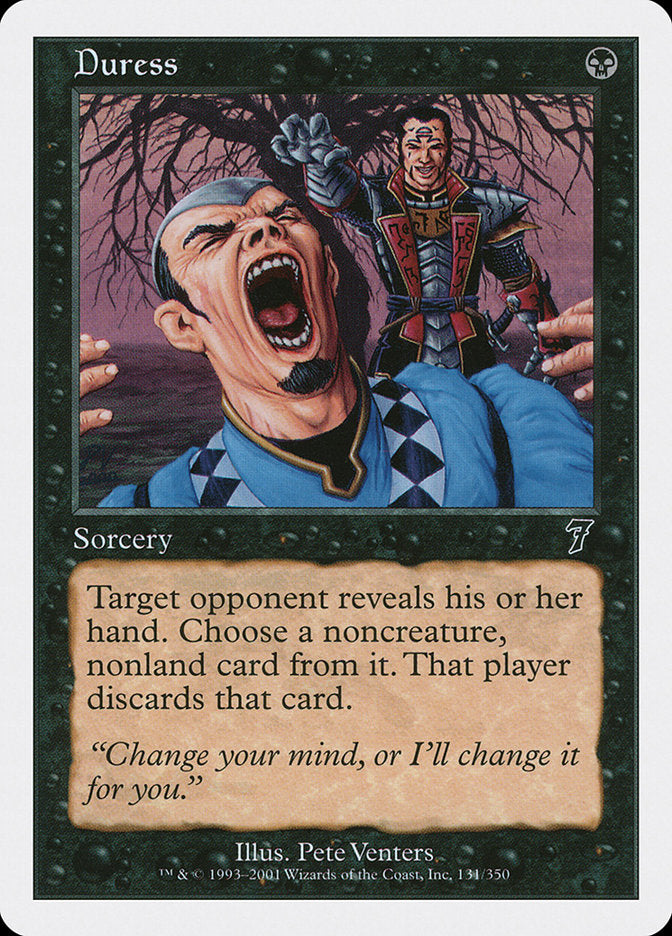 Duress [Seventh Edition] Magic: The Gathering