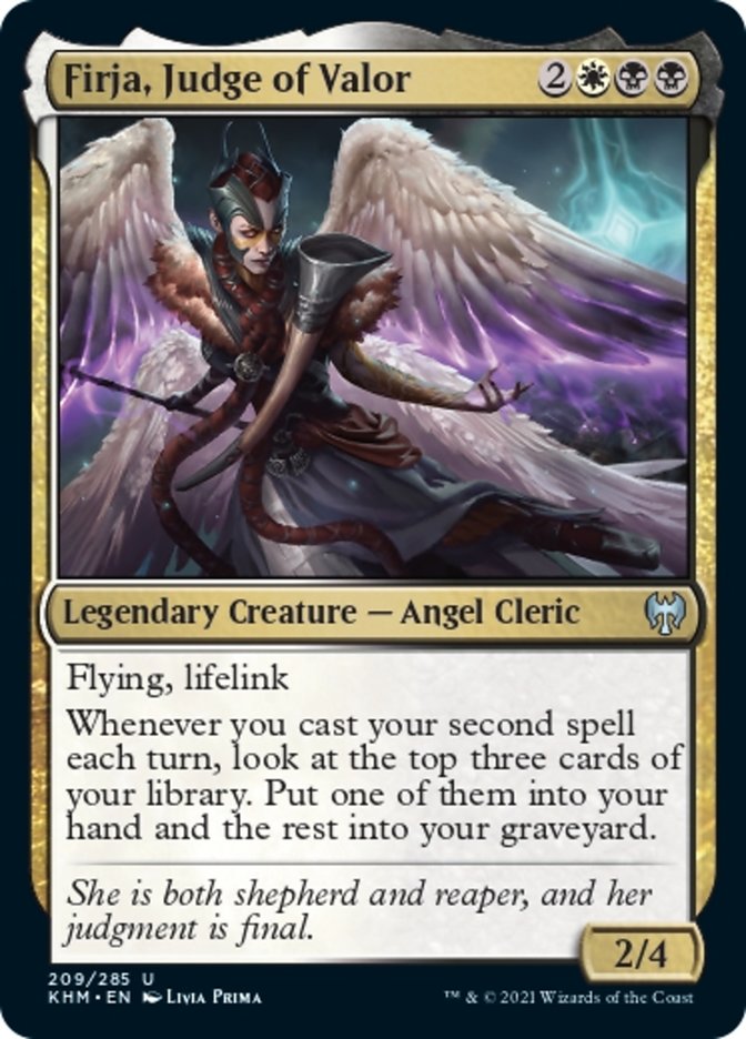 Firja, Judge of Valor [Kaldheim] Magic: The Gathering