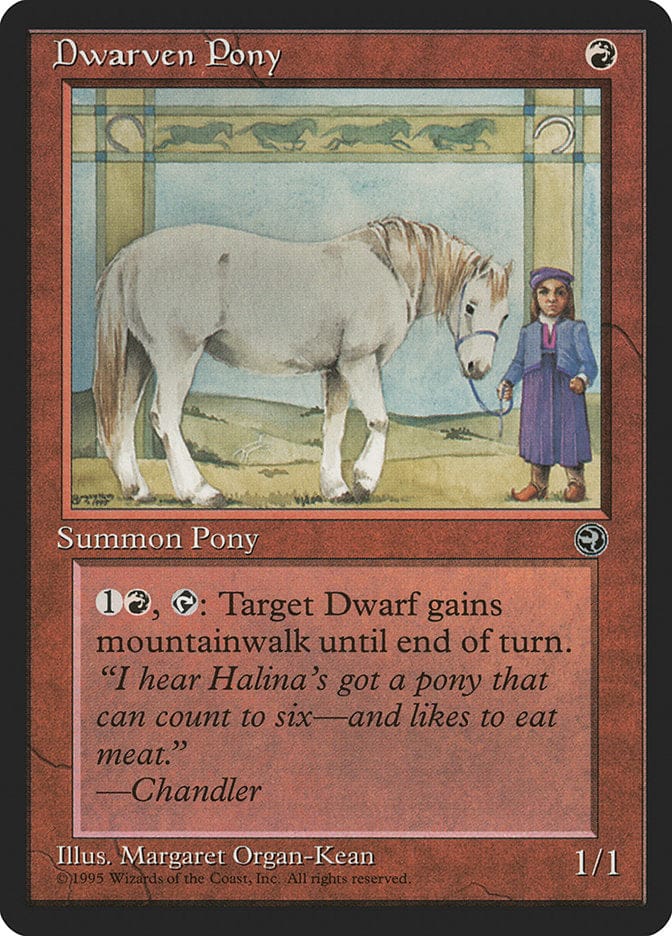 Dwarven Pony [Homelands] Magic: The Gathering