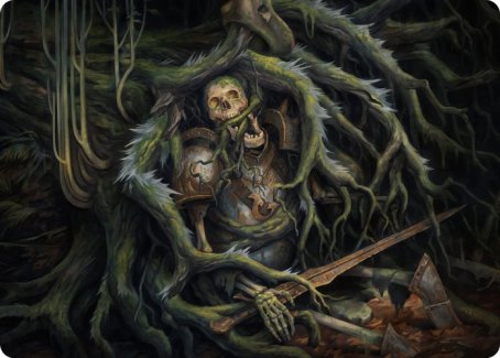 Retrieve Art Card [Innistrad: Crimson Vow Art Series] Magic: The Gathering