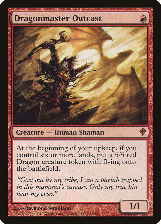 Dragonmaster Outcast [Worldwake] Magic: The Gathering