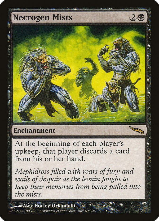 Necrogen Mists [Mirrodin] Magic: The Gathering