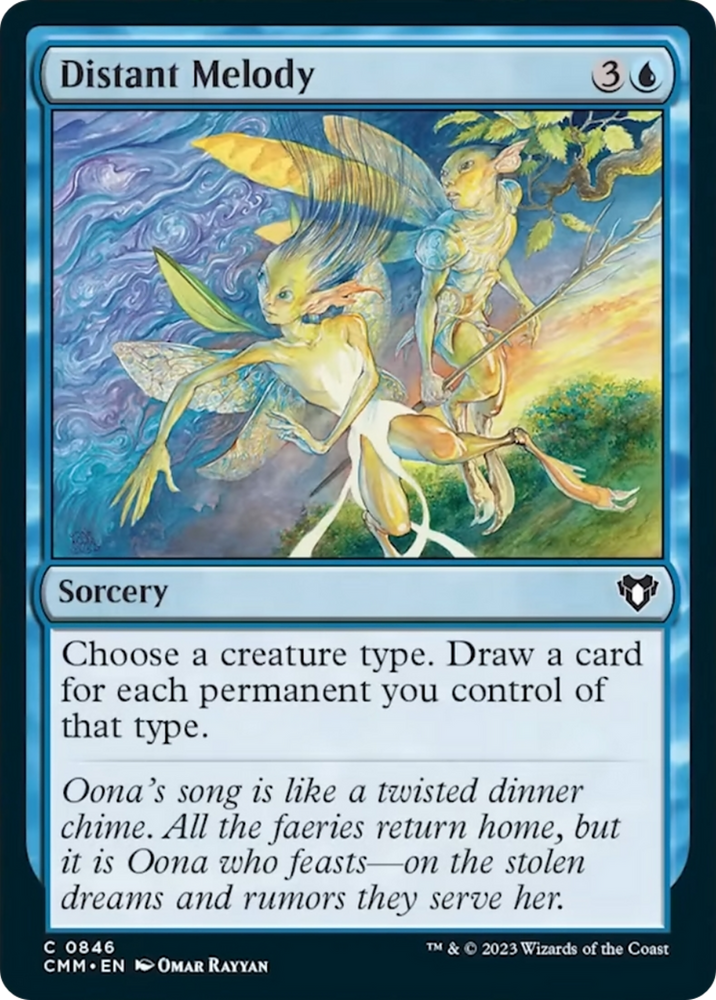Distant Melody [Commander Masters] Magic: The Gathering