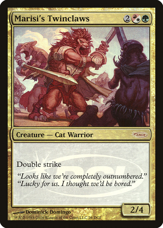 Marisi's Twinclaws [Wizards Play Network 2009] Magic: The Gathering