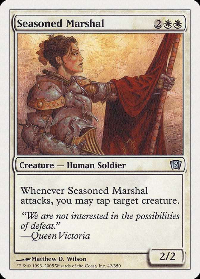 Seasoned Marshal [Ninth Edition] Magic: The Gathering
