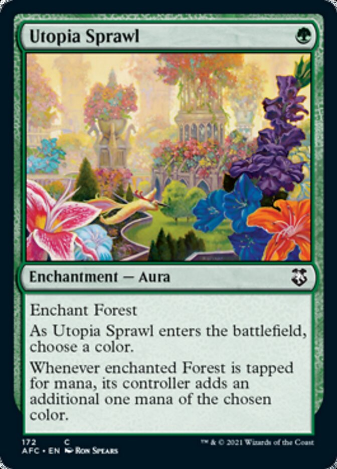 Utopia Sprawl [Dungeons & Dragons: Adventures in the Forgotten Realms Commander] Magic: The Gathering