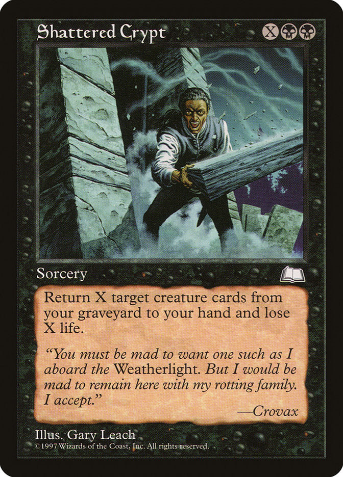 Shattered Crypt [Weatherlight] Magic: The Gathering
