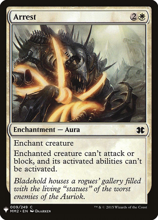 Arrest [Mystery Booster] Magic: The Gathering