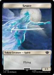 Food (10) // Spirit Double-Sided Token [The Lord of the Rings: Tales of Middle-Earth Tokens] Magic: The Gathering