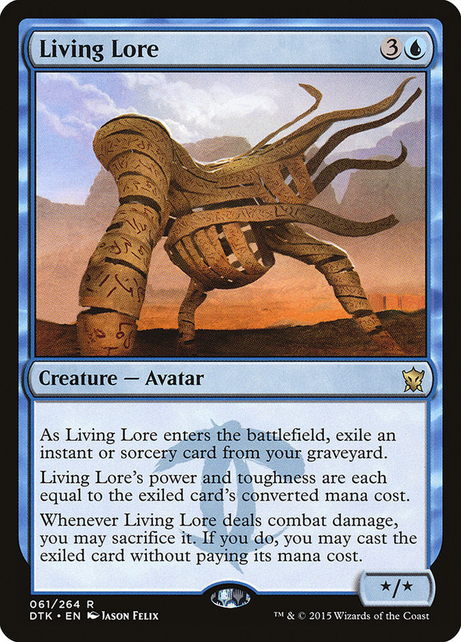 Living Lore [Dragons of Tarkir] Magic: The Gathering