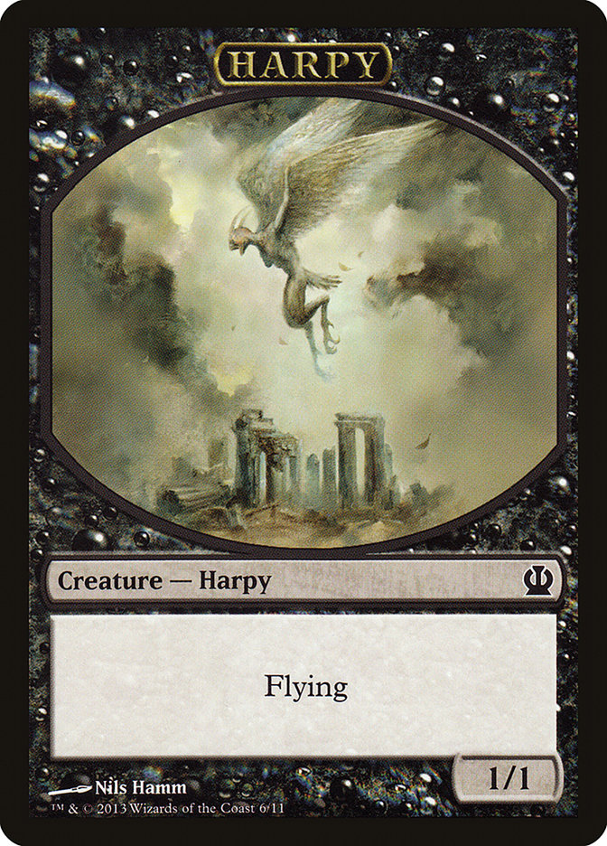 Harpy Token [Theros Tokens] Magic: The Gathering