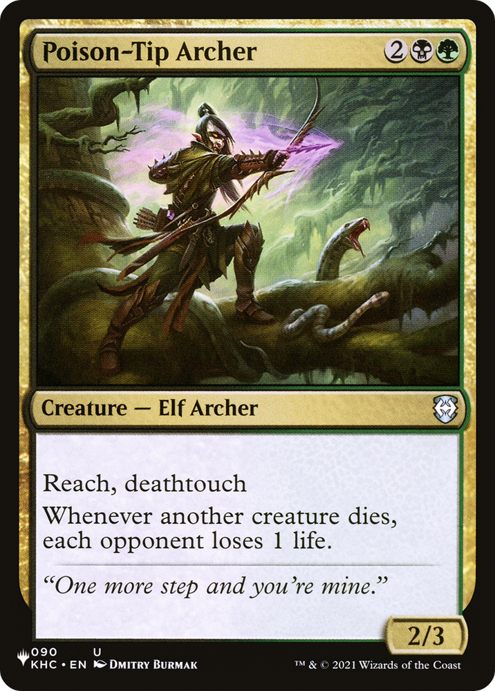Poison-Tip Archer [The List] Magic: The Gathering