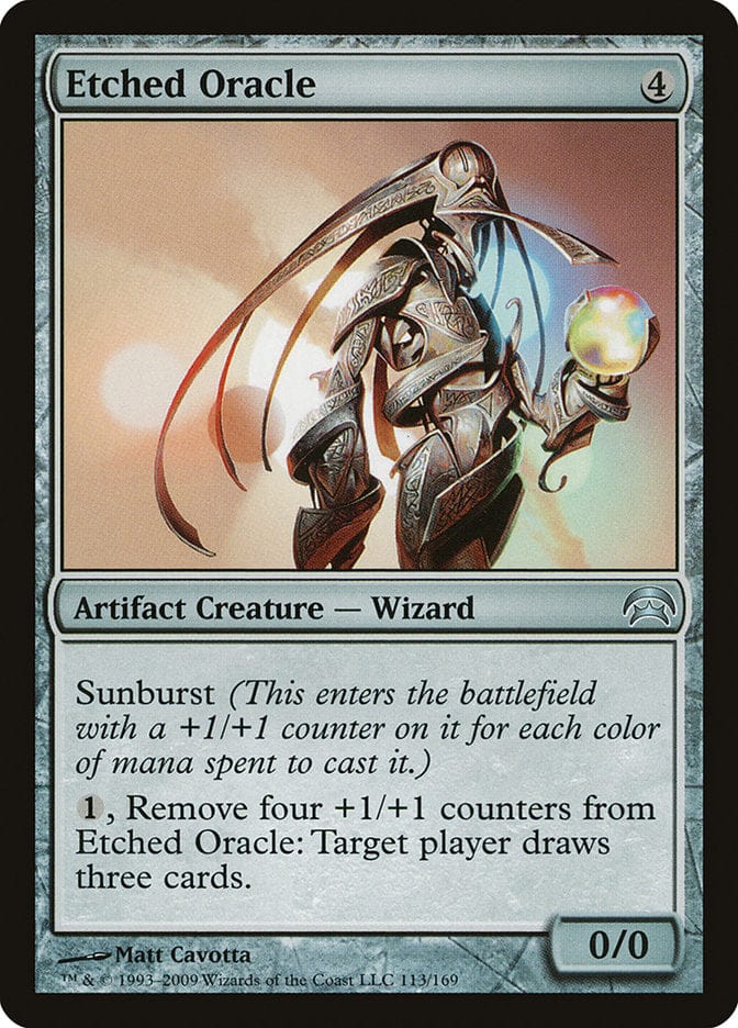 Etched Oracle [Planechase] Magic: The Gathering