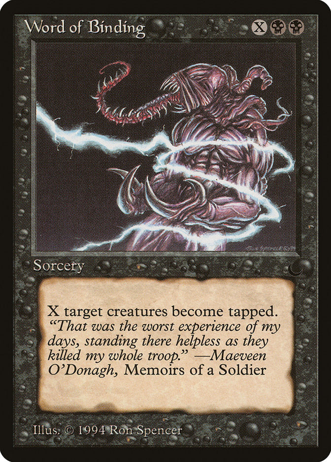 Word of Binding [The Dark] Magic: The Gathering