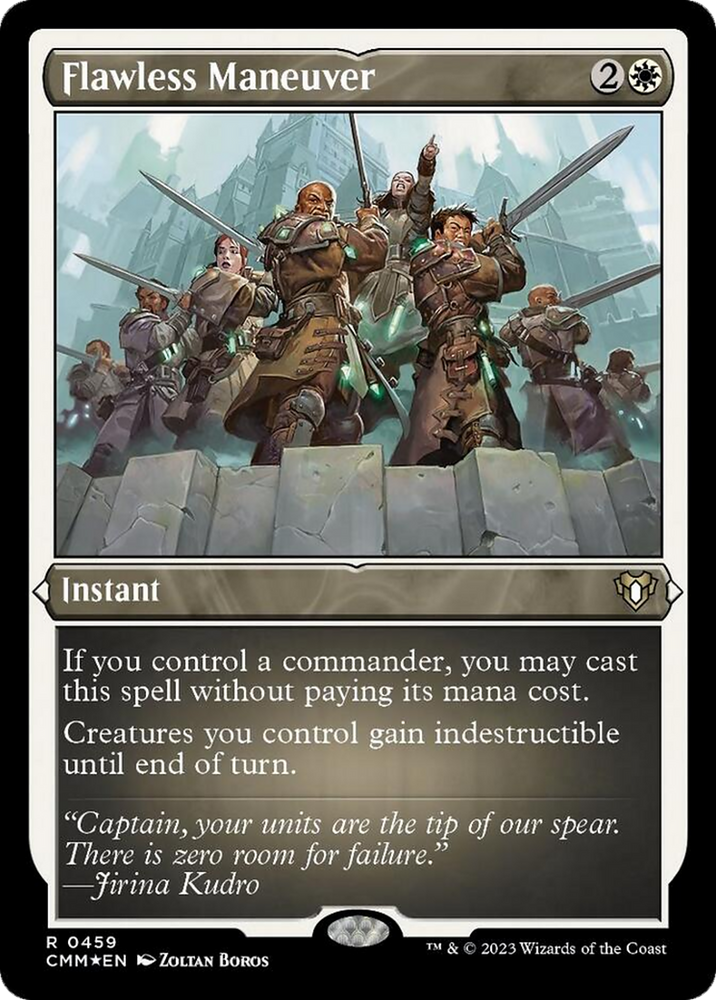 Flawless Maneuver (Foil Etched) [Commander Masters] Magic: The Gathering