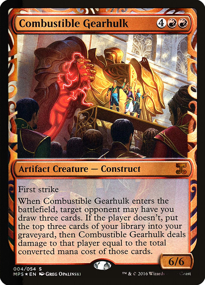 Combustible Gearhulk [Kaladesh Inventions] Magic: The Gathering