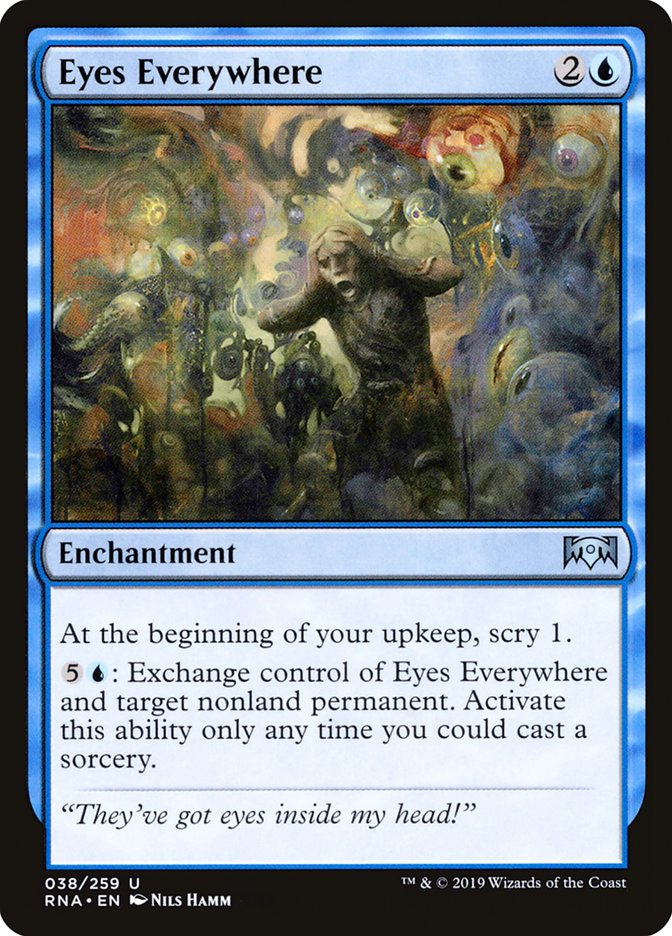 Eyes Everywhere [Ravnica Allegiance] Magic: The Gathering
