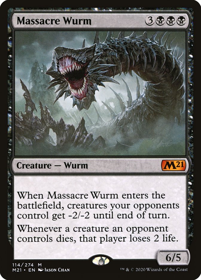 Massacre Wurm [Core Set 2021] Magic: The Gathering