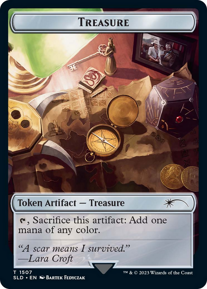 Treasure Token [Secret Lair Drop Series] Magic: The Gathering